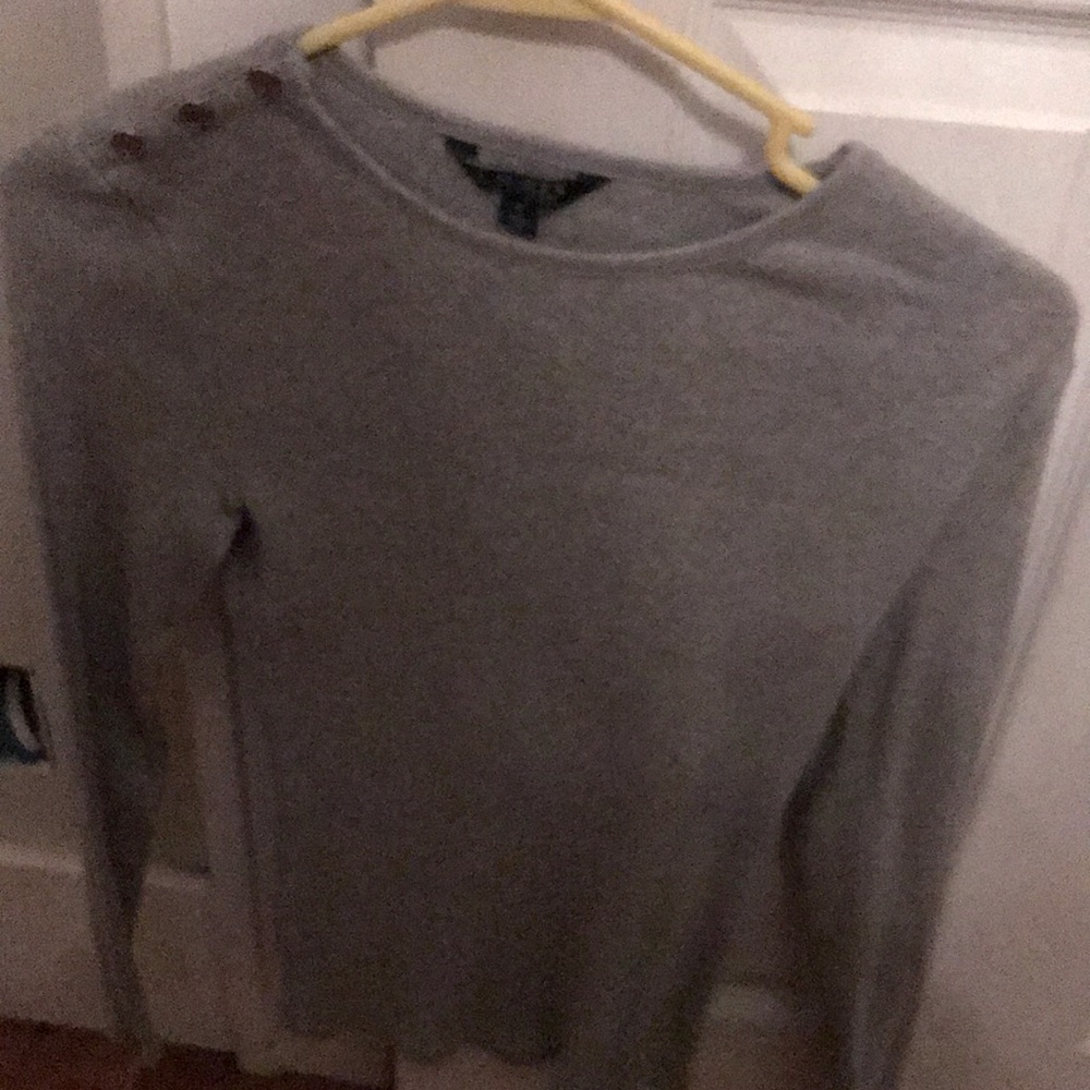 Ralph Lauren M womens sleeve button cute long sleeve shirt